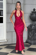 Josephine Maxi Dress - Red - Napalia