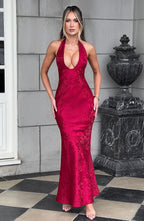 Josephine Maxi Dress - Red - Napalia