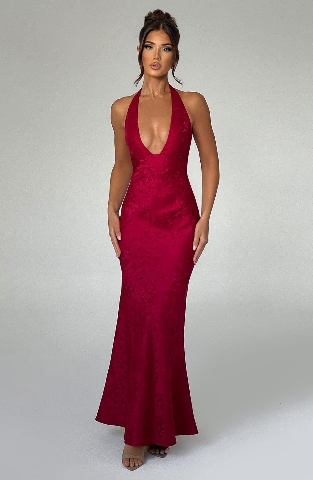 Josephine Maxi Dress - Red - Napalia