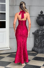 Josephine Maxi Dress - Red - Napalia