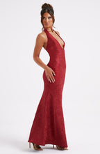 Josephine Maxi Dress - Red - Napalia