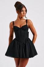 Josie Mini Dress - Black - Napalia