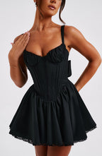 Josie Mini Dress - Black - Napalia