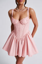 Josie Mini Dress - Blush - Napalia