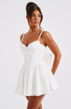 Josie Mini Dress - White - Napalia