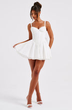 Josie Mini Dress - White - Napalia