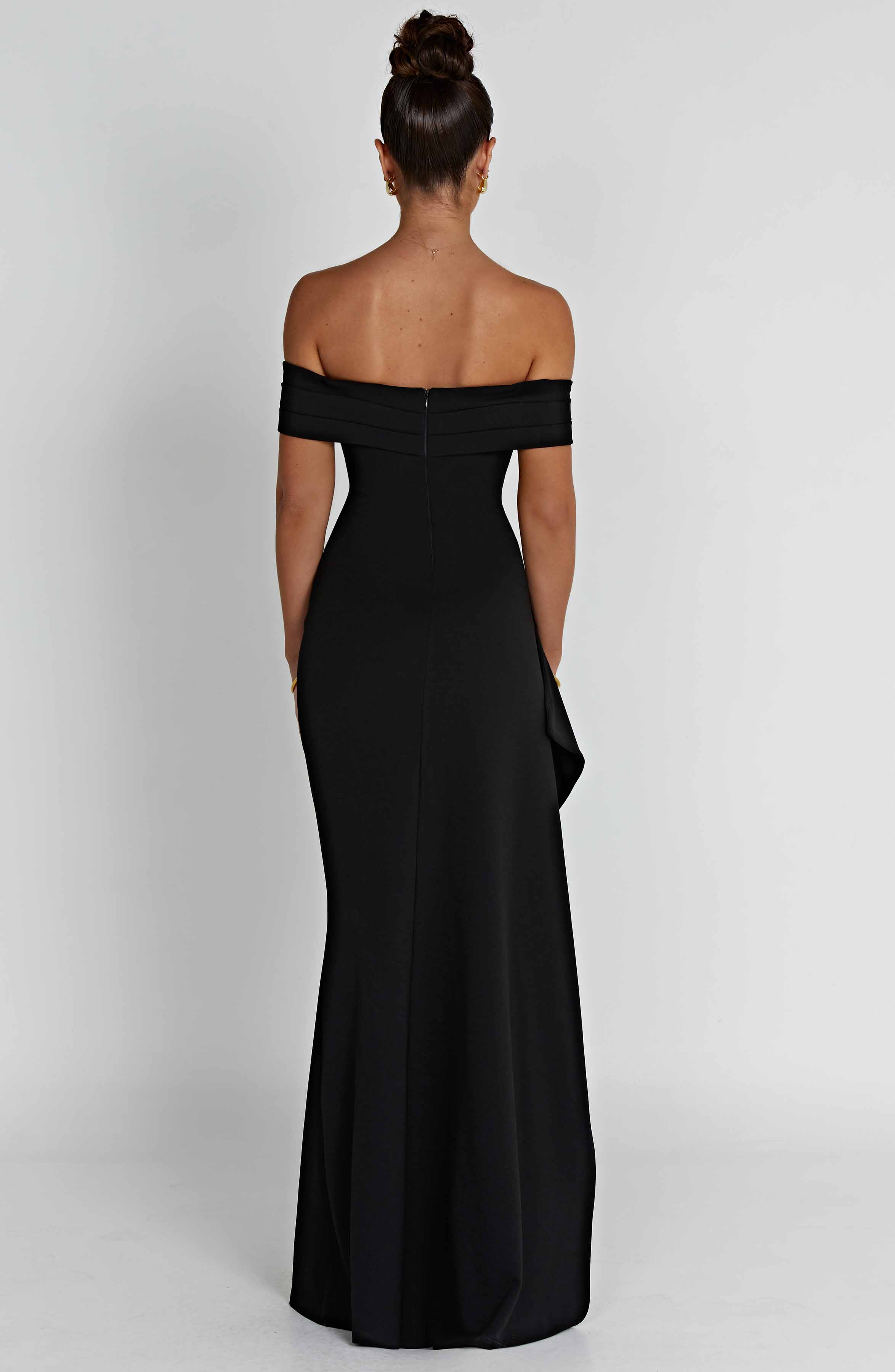 Joyce Maxi Dress - Black - Napalia