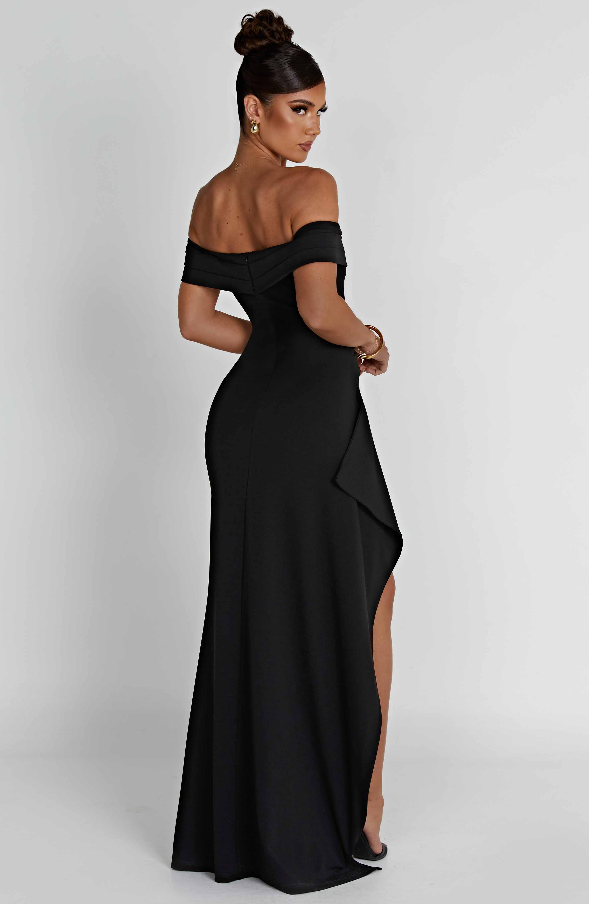 Joyce Maxi Dress - Black - Napalia