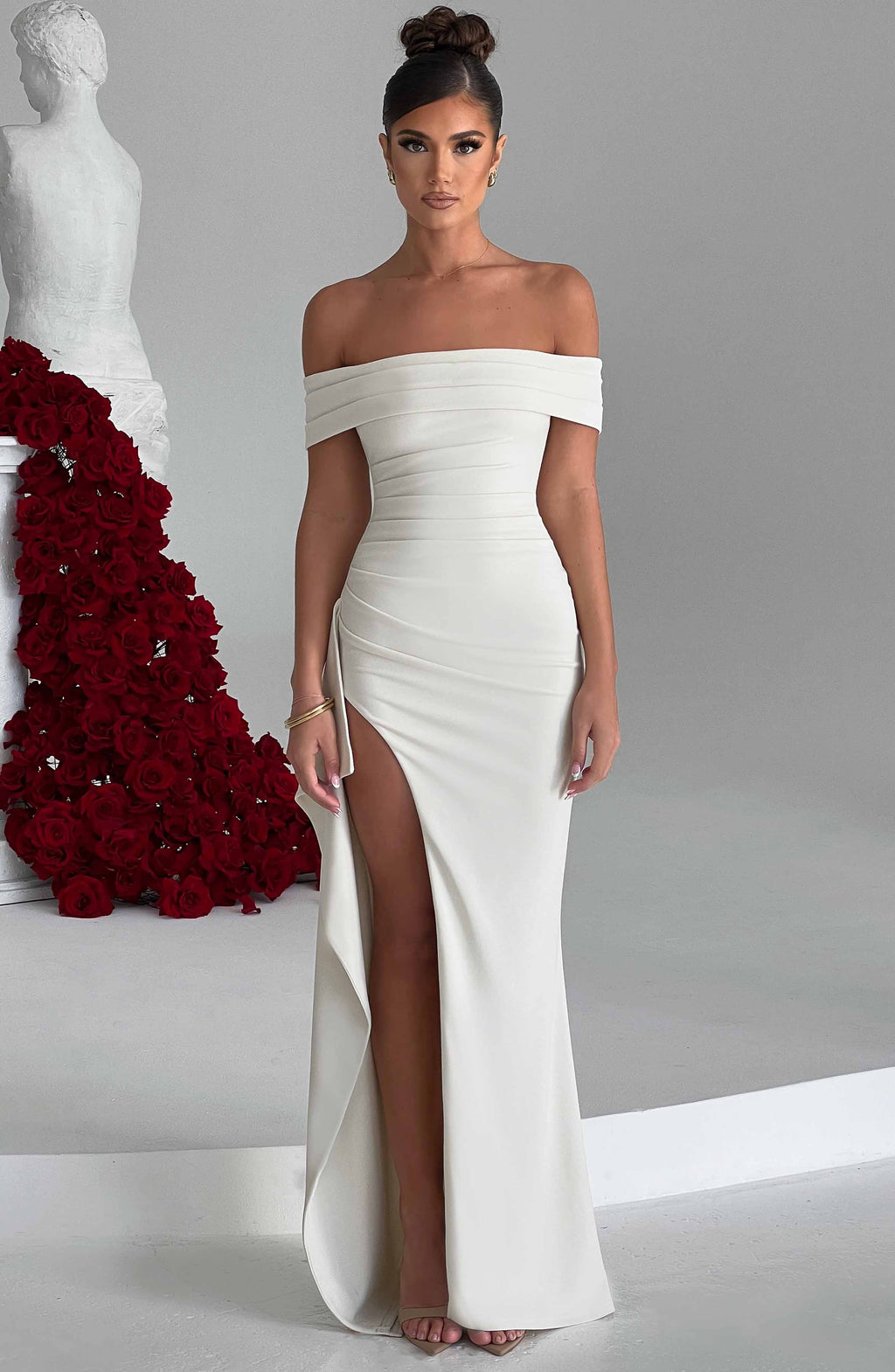 Joyce Maxi Dress - Ivory - Napalia