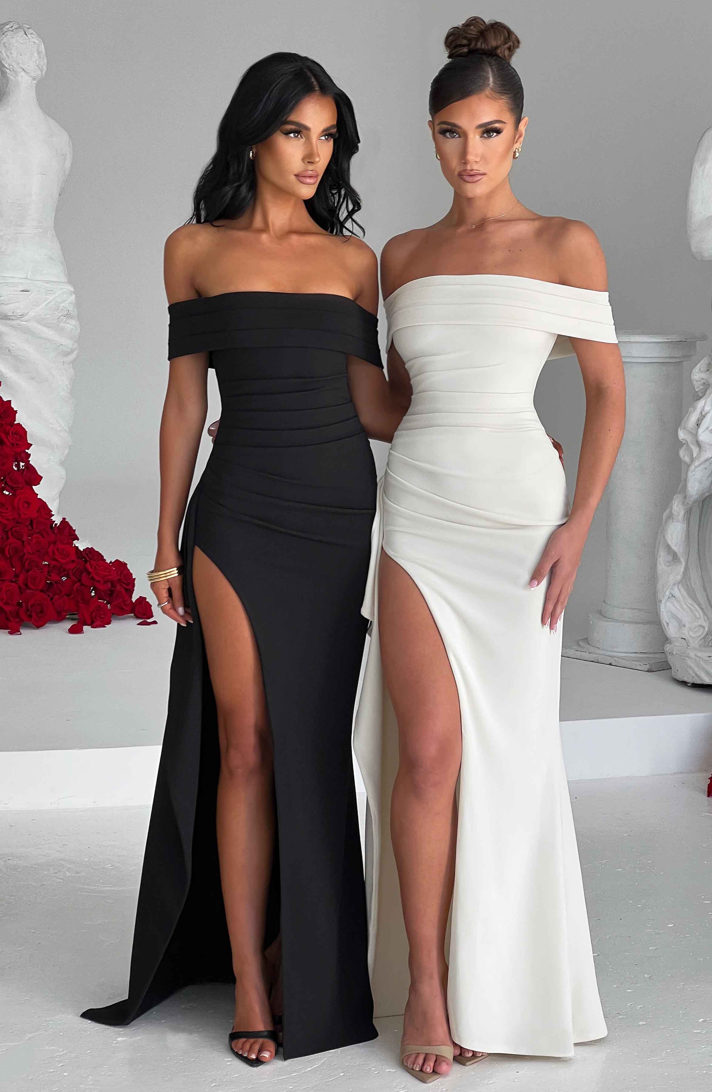 Joyce Maxi Dress - Ivory - Napalia