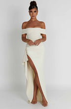 Joyce Maxi Dress - Ivory - Napalia