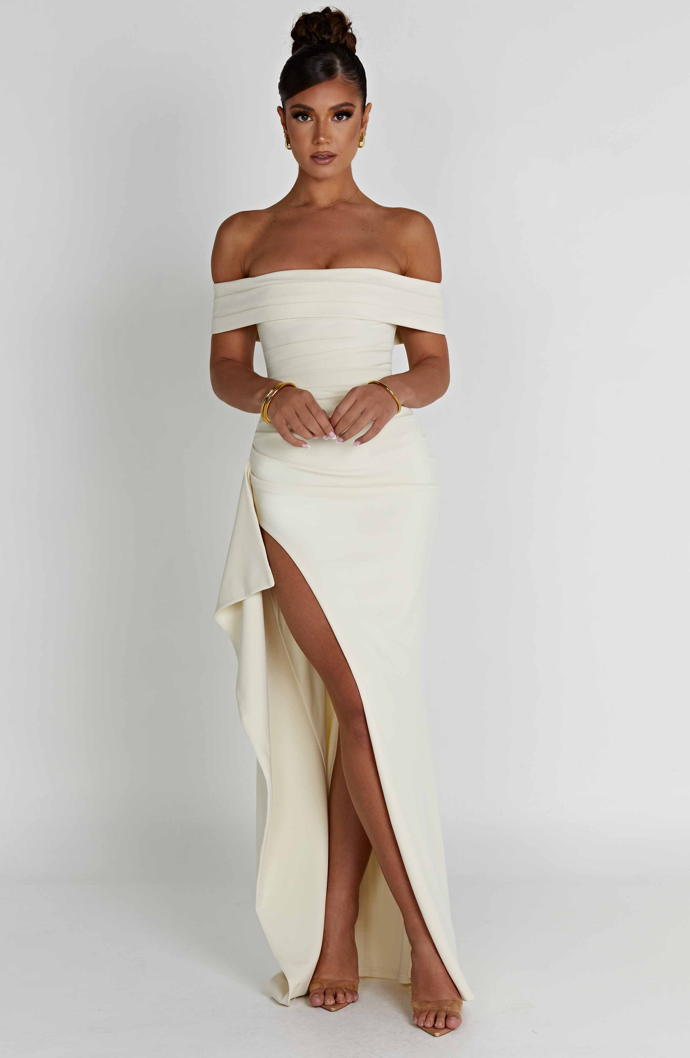 Joyce Maxi Dress - Ivory - Napalia
