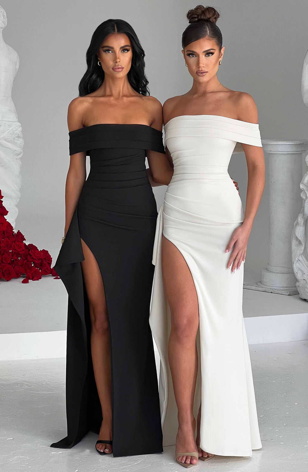 Joyce Maxi Dress - Ivory - Napalia