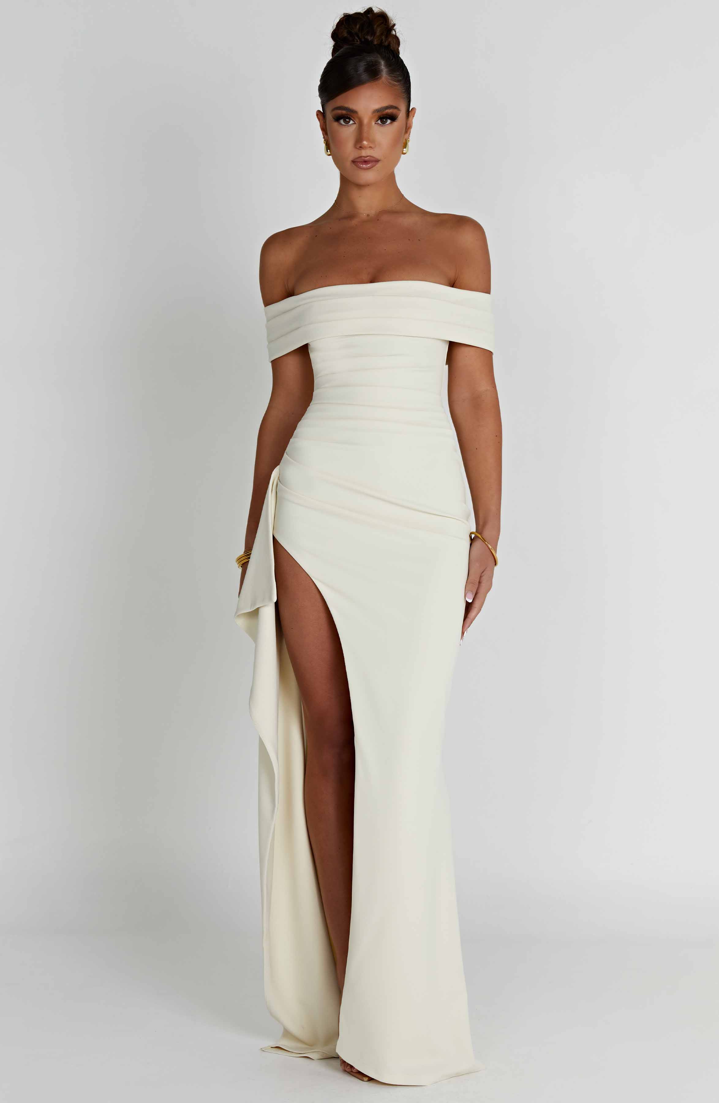 Joyce Maxi Dress - Ivory - Napalia