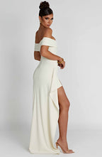 Joyce Maxi Dress - Ivory - Napalia
