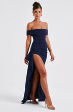 Joyce Maxi Dress - Navy - Napalia
