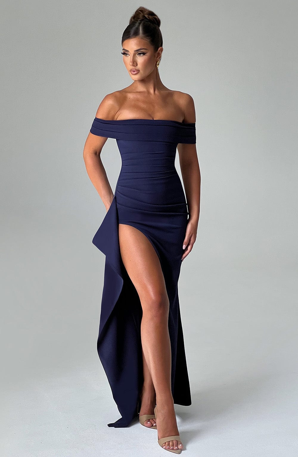 Joyce Maxi Dress - Navy - Napalia