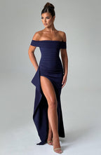 Joyce Maxi Dress - Navy - Napalia