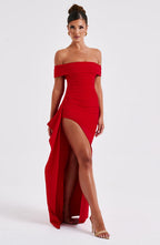 Joyce Maxi Dress - Red - Napalia
