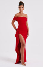 Joyce Maxi Dress - Red - Napalia