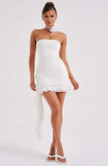 Jules Mini Dress - Ivory - Napalia