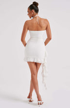 Jules Mini Dress - Ivory - Napalia