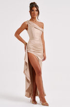 Juliene Maxi Dress - Champagne - Napalia