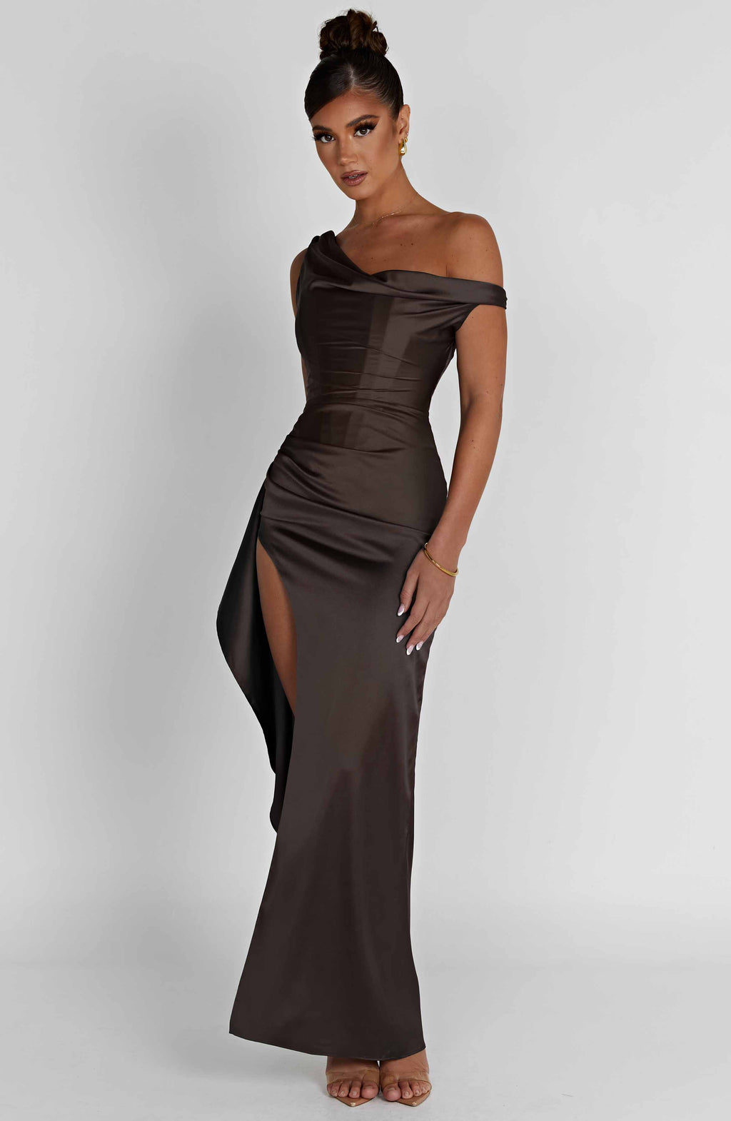 Juliene Maxi Dress - Charcoal - Napalia