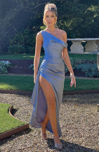 Juliene Maxi Dress - Dusty Blue - Napalia