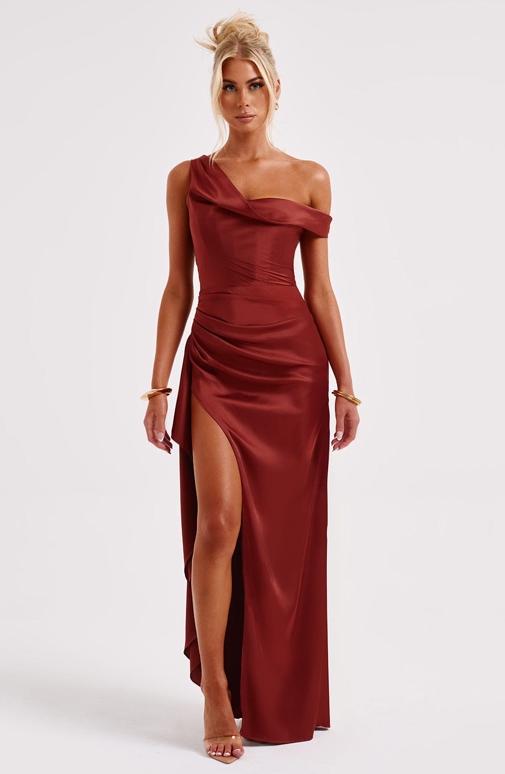 Juliene Maxi Dress - Rust - Napalia
