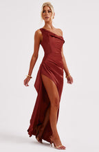 Juliene Maxi Dress - Rust - Napalia