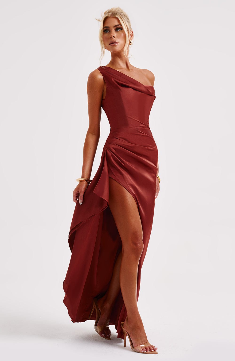 Juliene Maxi Dress - Rust - Napalia