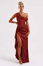 Juliene Maxi Dress - Rust - Napalia