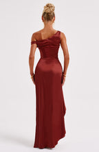 Juliene Maxi Dress - Rust - Napalia