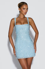 Julissa Mini Dress - Glacier Blue - Napalia