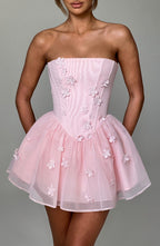 Justina Playsuit - Blush - Napalia