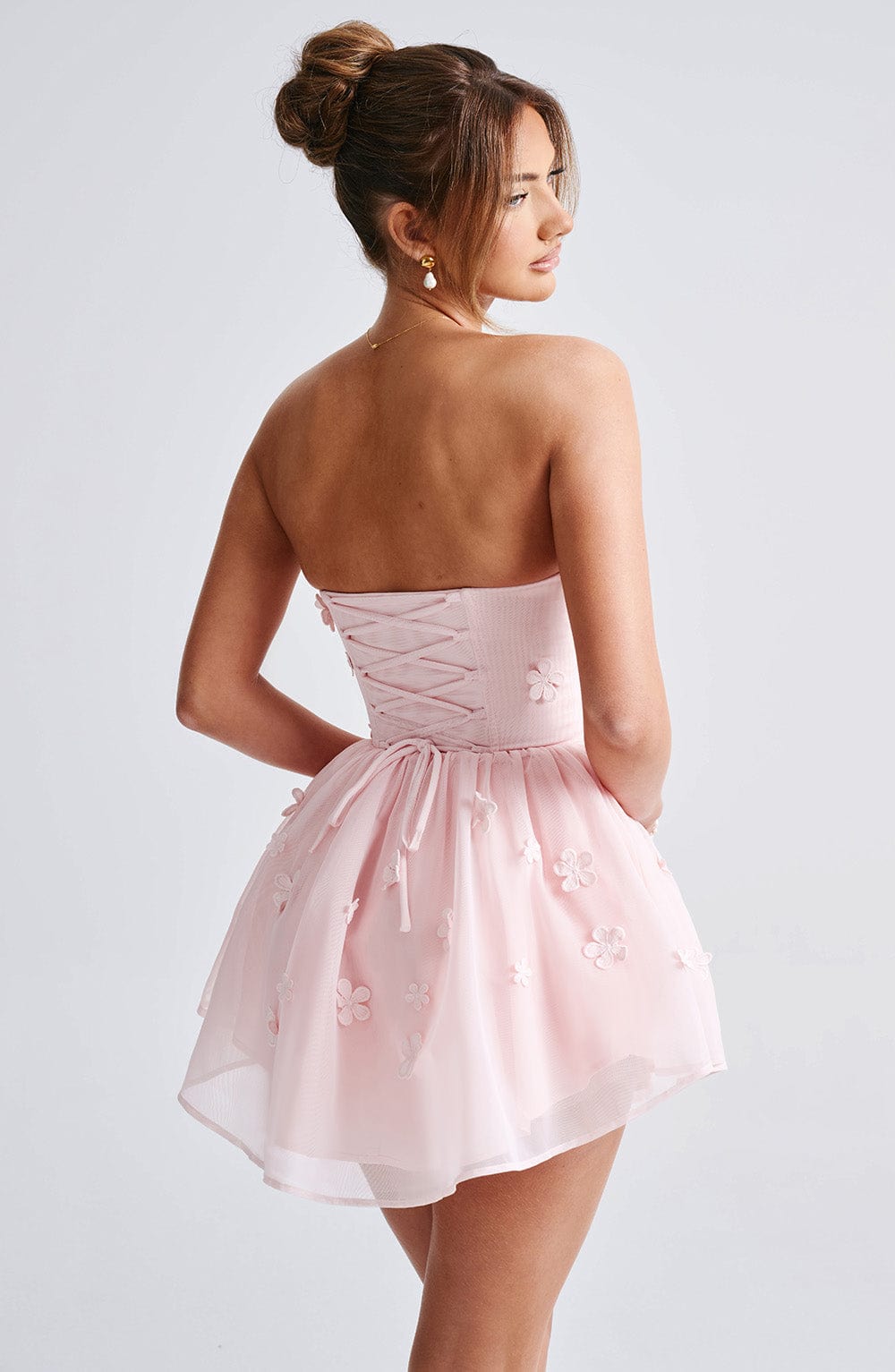 Justina Playsuit - Blush - Napalia