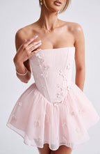 Justina Playsuit - Blush - Napalia