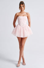 Justina Playsuit - Blush - Napalia