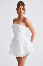 Justina Playsuit - Ivory - Napalia