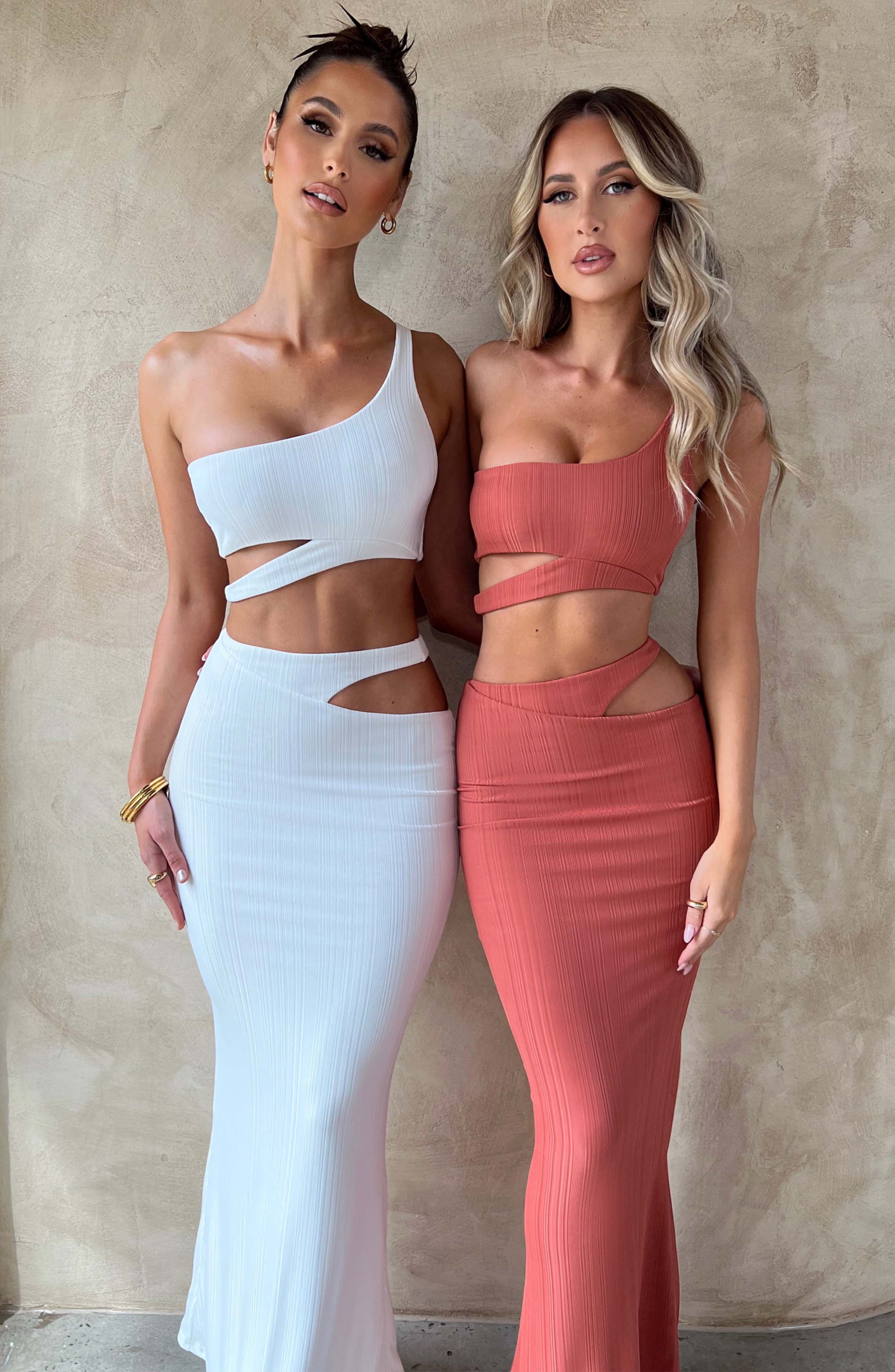 Kaela Maxi Skirt - White - Napalia