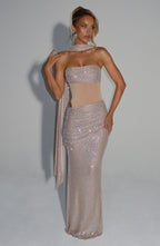 Kailani Maxi Dress - Nude - Napalia