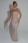 Kailani Maxi Dress - Nude - Napalia