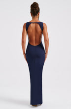 Kassandra Maxi Dress - Navy - Napalia