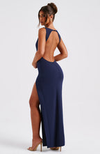 Kassandra Maxi Dress - Navy - Napalia
