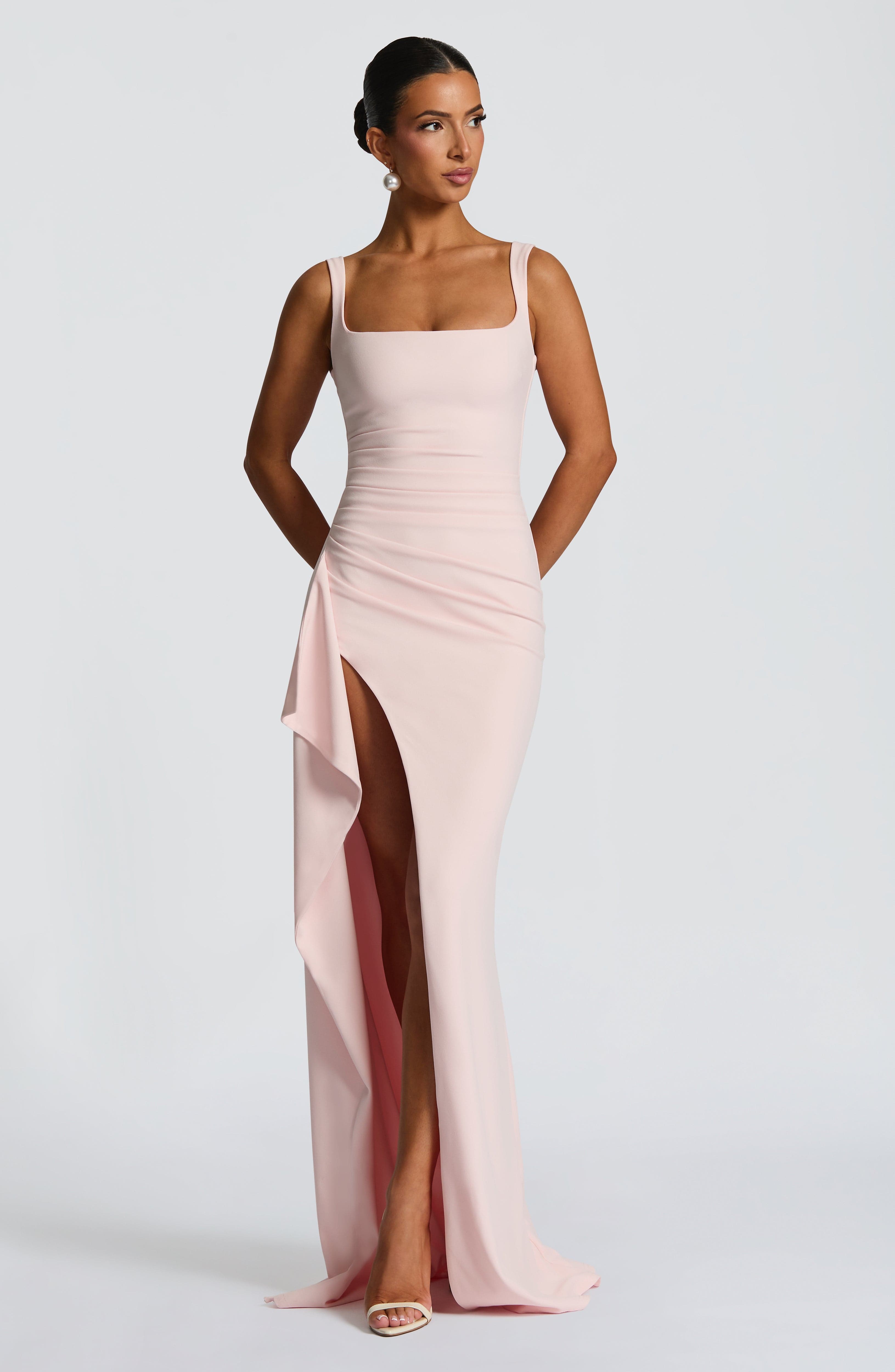 Katana Maxi Dress - Blush - Napalia