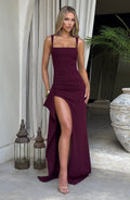 Katana Maxi Dress - Cherry Lacquer - Napalia