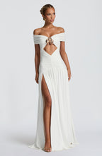 Kathryn Maxi Dress - White - Napalia