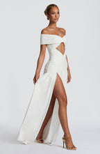 Kathryn Maxi Dress - White - Napalia