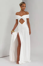 Kathryn Maxi Dress - White - Napalia